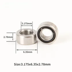 Dental Bearings Integral Shield Turbine Cartridge Rotor Ceramic Ball  SR144TLZ1WN for Sirona T2/T3 3.175x6.35x2.78mm