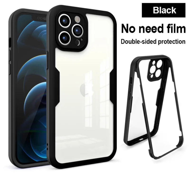 new phone case 360 full cladding membrane Shell AllinOne Protective Cover Film