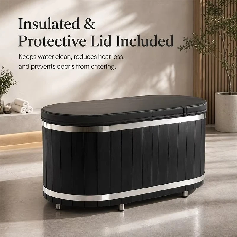 Cold Plunge Ice Bath Tub Stainless Steel Recovery Tank Ice Bath Chiller Outdoor Indoor Wellness Spa Therapy Equipment