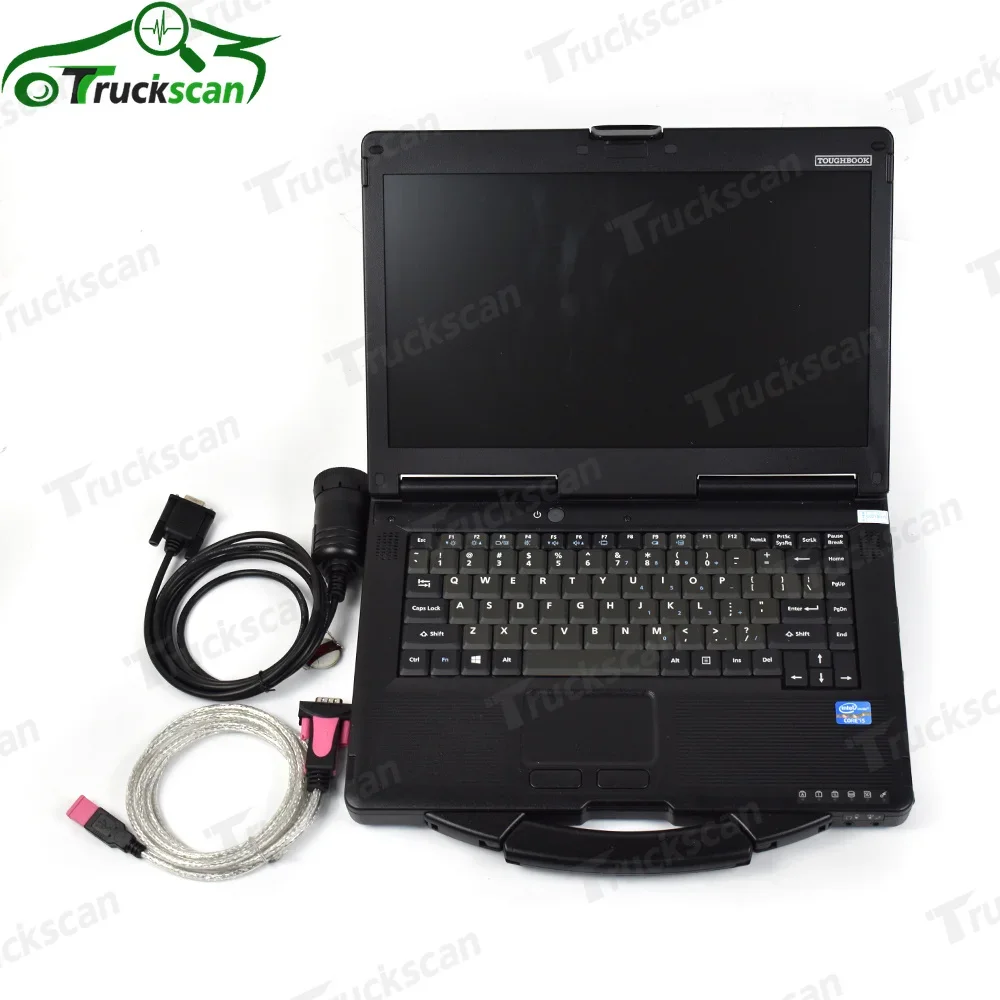 CF53 laptop+KIT diagnostik truk ekskavator Liebherr SCULI, KIT diagnostik truk derek diagnostik Liebherr Diagnostic scanner