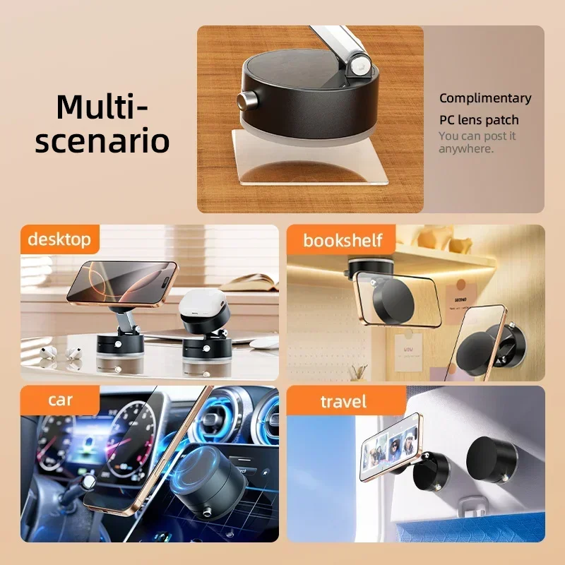 

Magnetic Foldable Phone Holder Cup Android Accessories Phone Holder Vacuum For Car Suction Holder Phone Mobile IPhone/ Popsocket