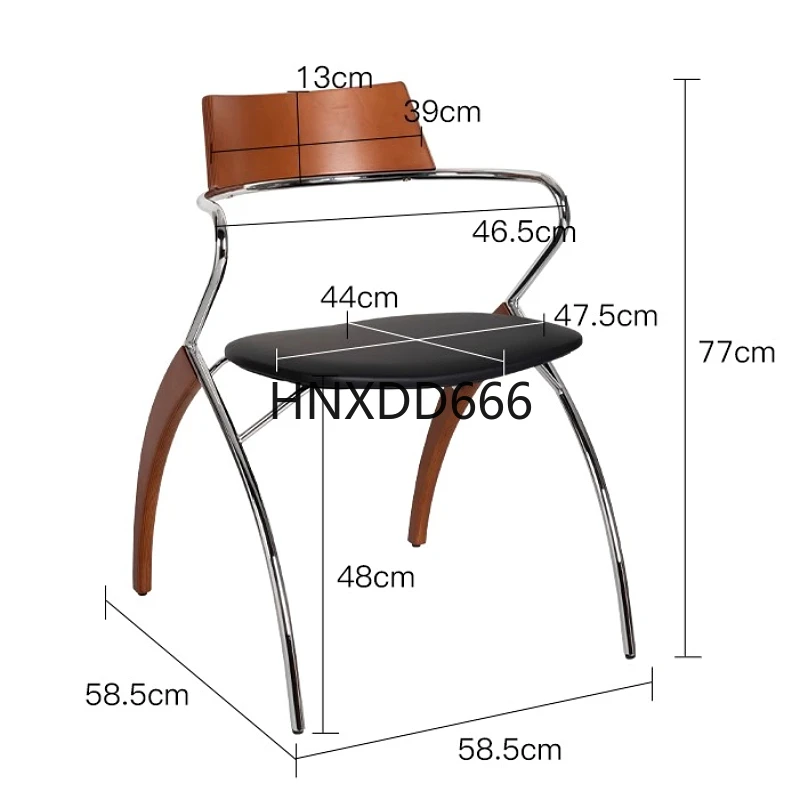 

Creative soft bag dining chair retro home backrest book desk chair
