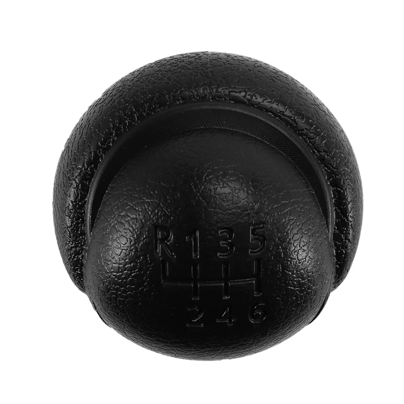 6X Car Manual Leather Gear Shift Knob Gear Handball Lever For Toyota Hilux Revo 6 Speed