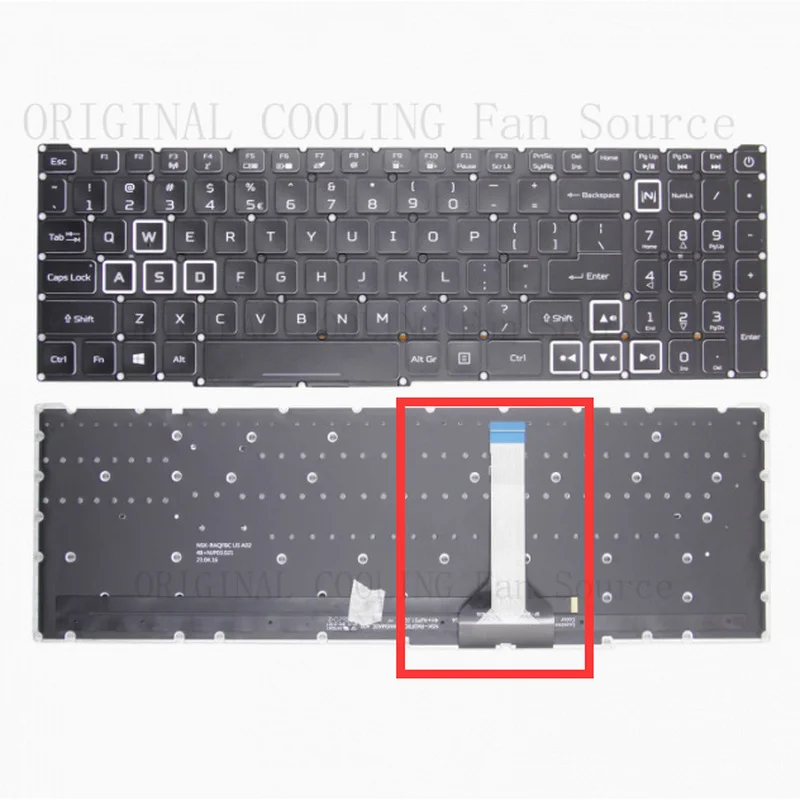 R+  Keyboard for Acer Nitro 5 AN517-55-57 AN515-45 N20C2 N20C3 N22C1 N20C1