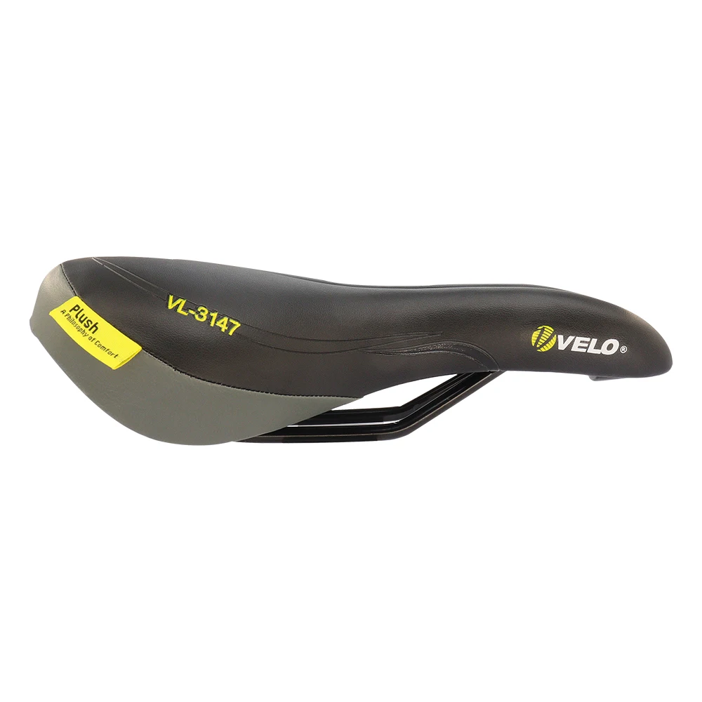 VELO VL-3147 Mountain Bike Seat Comfortable Super-soft Cycling Cushion Shock Absorption PU Leather Bicycle Saddle Parts