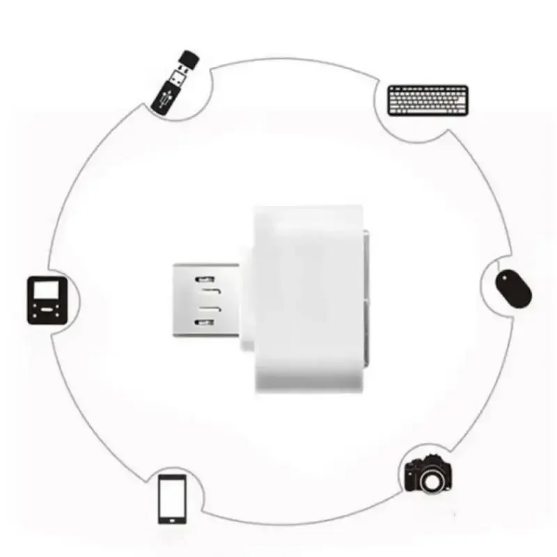 Konverter adaptor tipe-c ke USB OTG, konverter kecepatan tinggi untuk Flash Drive Mouse U Disk Reader untuk Tablet Android iphone