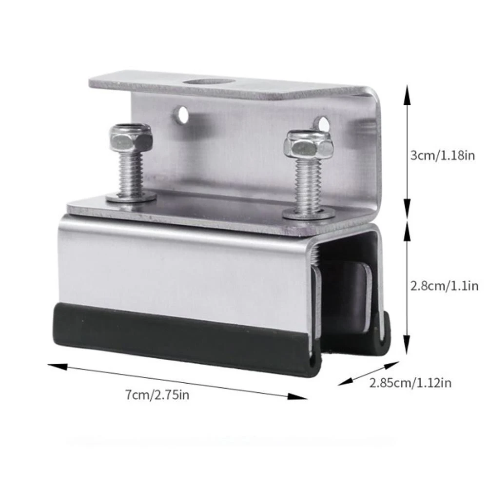 New product: 4 pieces, 6 pieces, RV photovoltaic bracket, ship camping car roof box, stable stainless steel fixing bracket