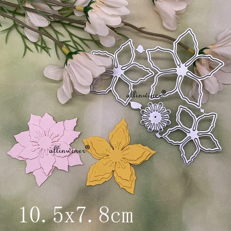 Flowers and leaves Series Metal Cutting Dies for DIY Scrapbooking Album Paper Cards Decorative Crafts Embossing Die Cuts