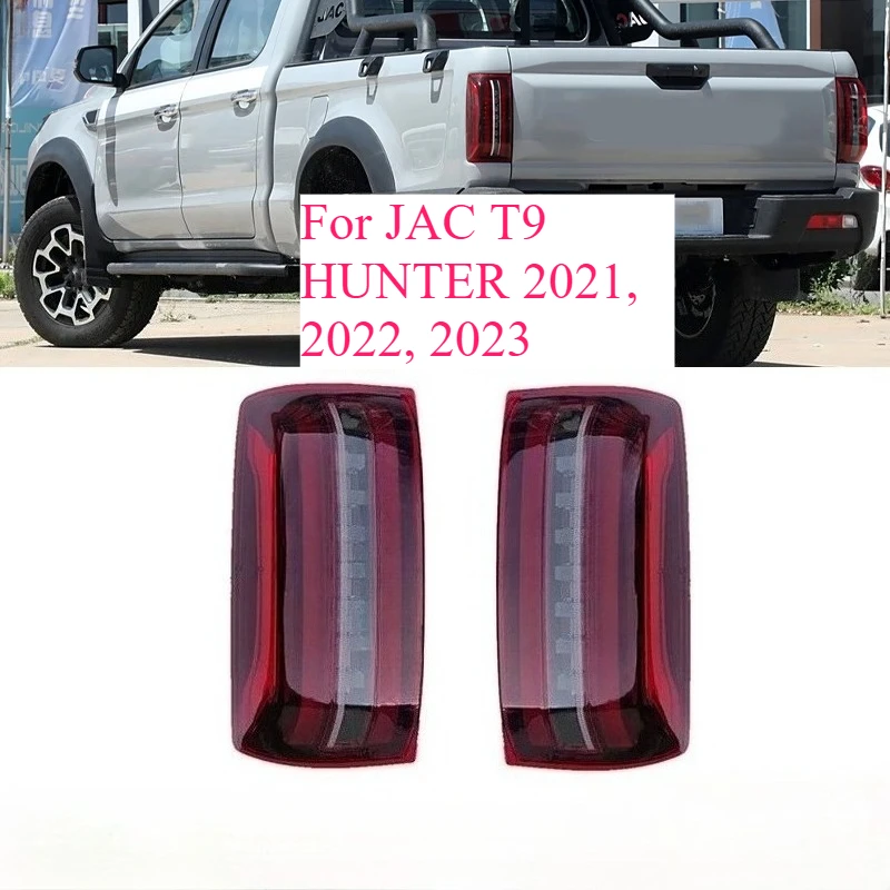Car Rear Bumper LED Tail Light Brake Light Reverse Lamp Turn Signal Light Tail Lamp Assembly For JAC T9 HUNTER 2021 2022 2023