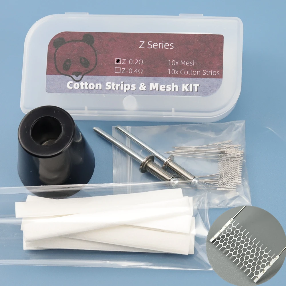 Z Series DIY Rebuild Kit Z1 0.4ohm/Z2 0.2ohm Cotton Strips Mesh  For GK-VP Z Sub Ohm/S100/T200/Z200/L200 Set Hand Tools