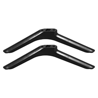 Black Tv Base Stand Replacement Feet Pedestal Televisions Legs Mounts Smart Tvs Table Top Desktop Universal Pp Bracket Holders