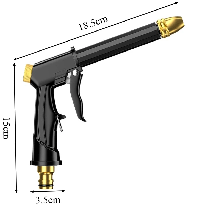 High Pressure Garden Water Guns Car Washing Household Sprayer Plant Irrigation Multi-Purpose Watering Gun Yard Watering Sprinkle