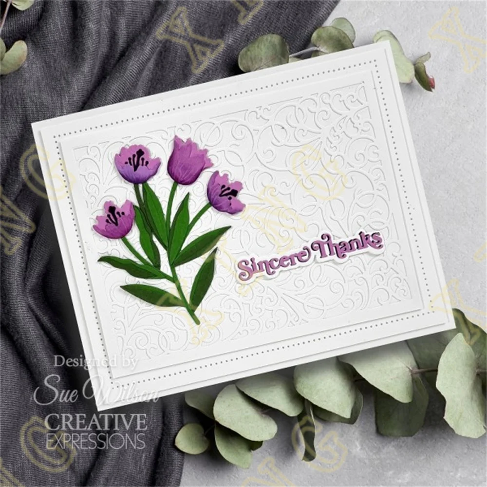 Layered Flowers Collection Metal Cutting Dies Scrapbook Diary Decoration Stencil Embossing Template DIY Greeting Card Handmade