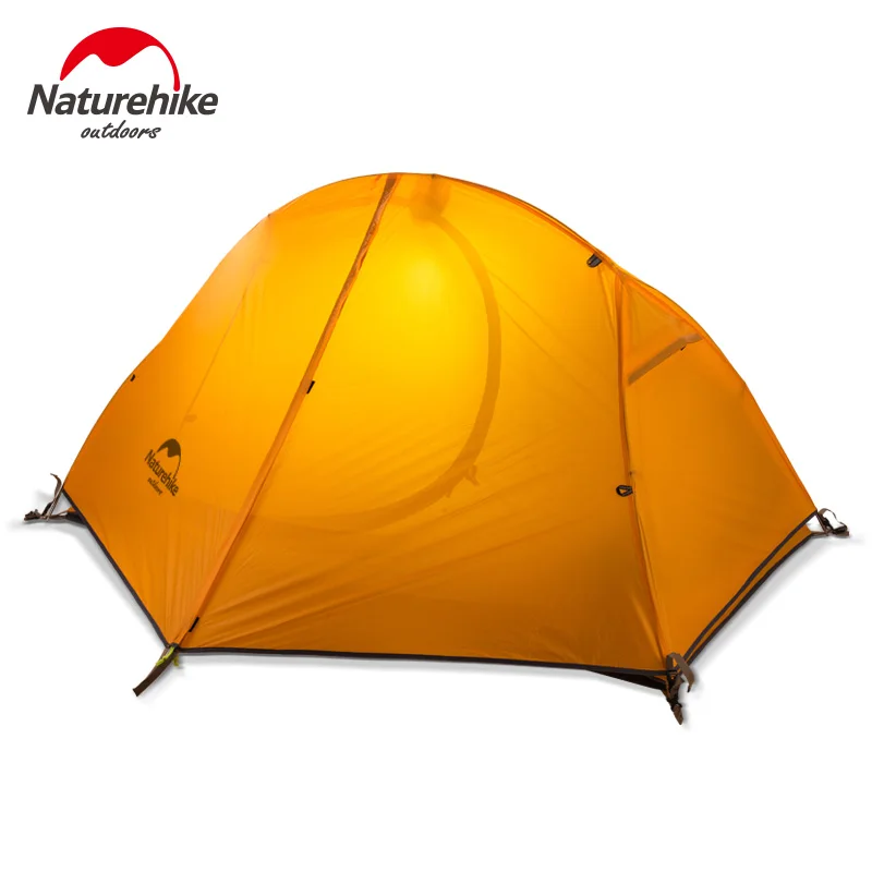 Naturehike Professional Single Cycling Tent Portable Double Layer 210T 20D Nylon Silicone Outdoor Camping Tent