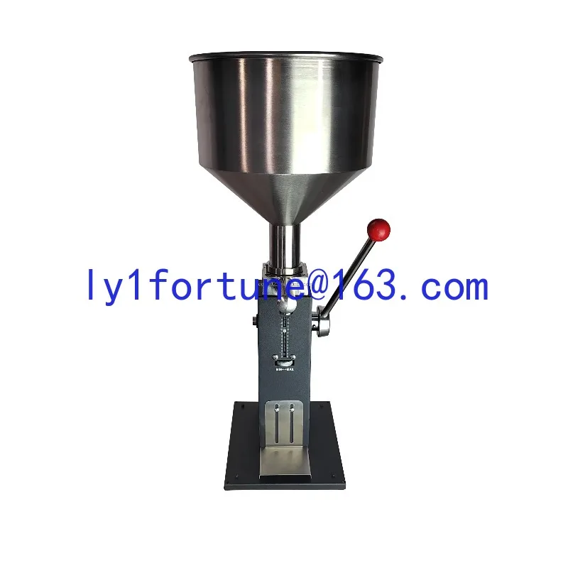 Manual Peanut Butter Honey Cream Yogurt Molasses Jam Jar Bottle Sticker Filling Machine
