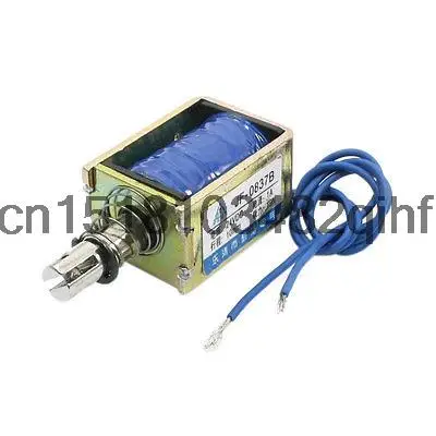 

JF-0837B DC24V 1A 19N/10mm Pull Push Open Frame Соленоидный электромагнит