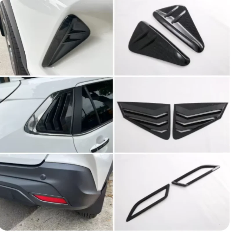 

Exterior Accessories Front Rear Fog Lights Lamps Eyelid Eyebrow Decoration Cover Trim Car Styling For Toyota Yaris Cross 2024