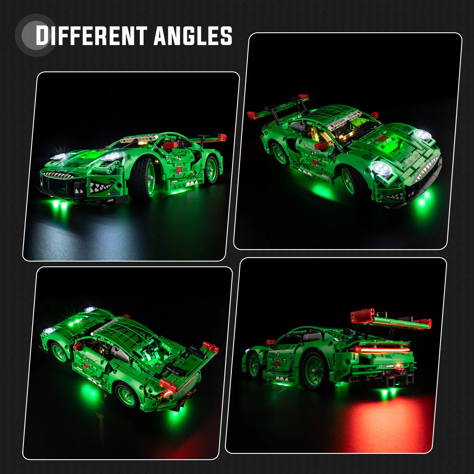 

LED Lighting Set Suitable for LEGO Porsche 911 GT3 R REXY AO Racing Car 42224 Building Blocks (Excluding Model Bricks)