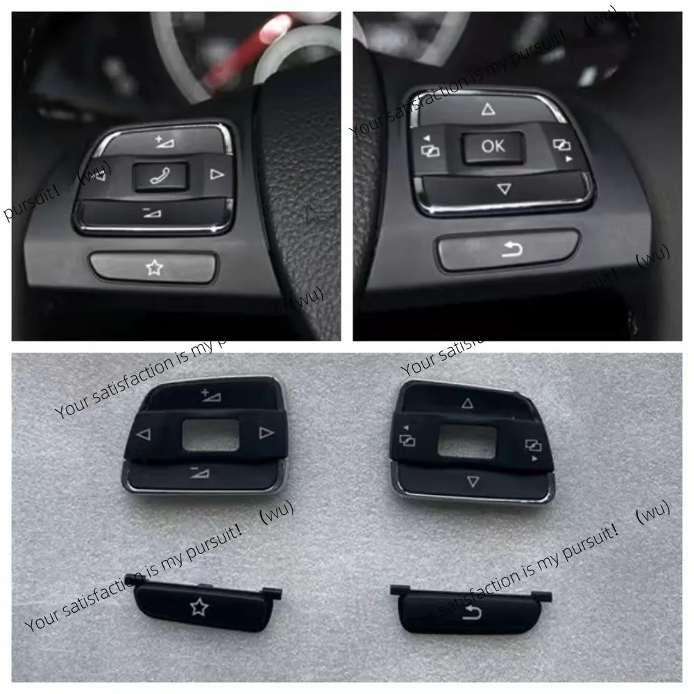 For VW Passat B7 Sharan 2011-2015 Multifunctional Car Steering Wheel Switch Button Audio Control Switc Interior Auto Accessories