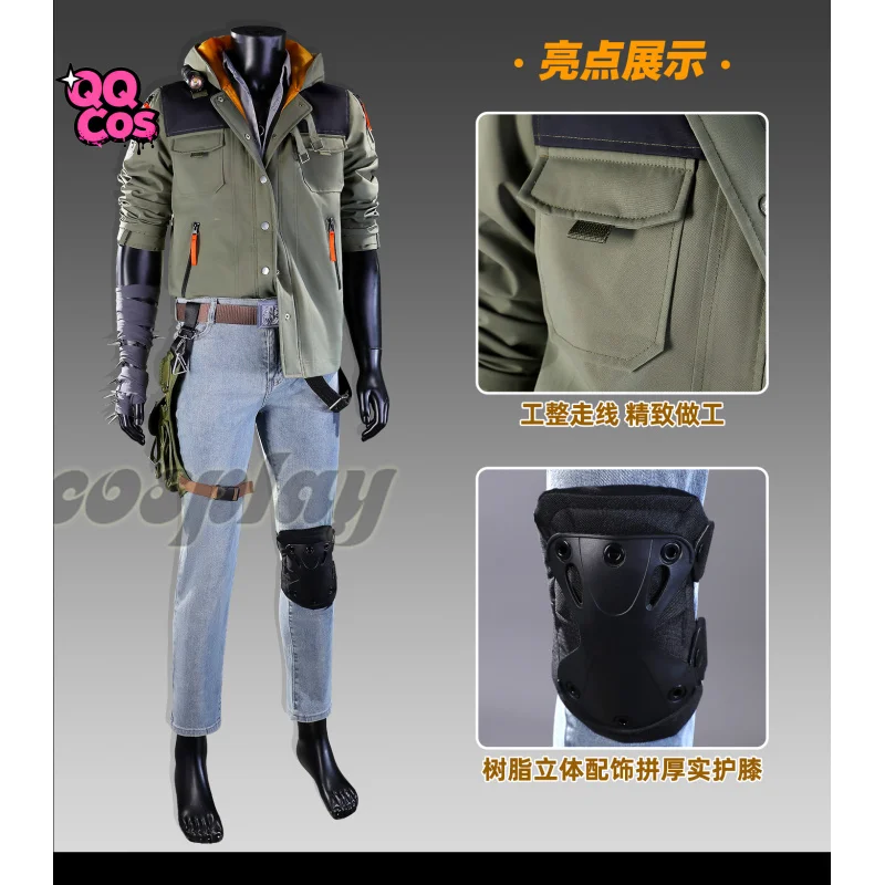 

Dying Light: The Beast Kyle Crane Outfit Christmas Party Gorgeous Uniform Accessories PropsComplete Set QQcos