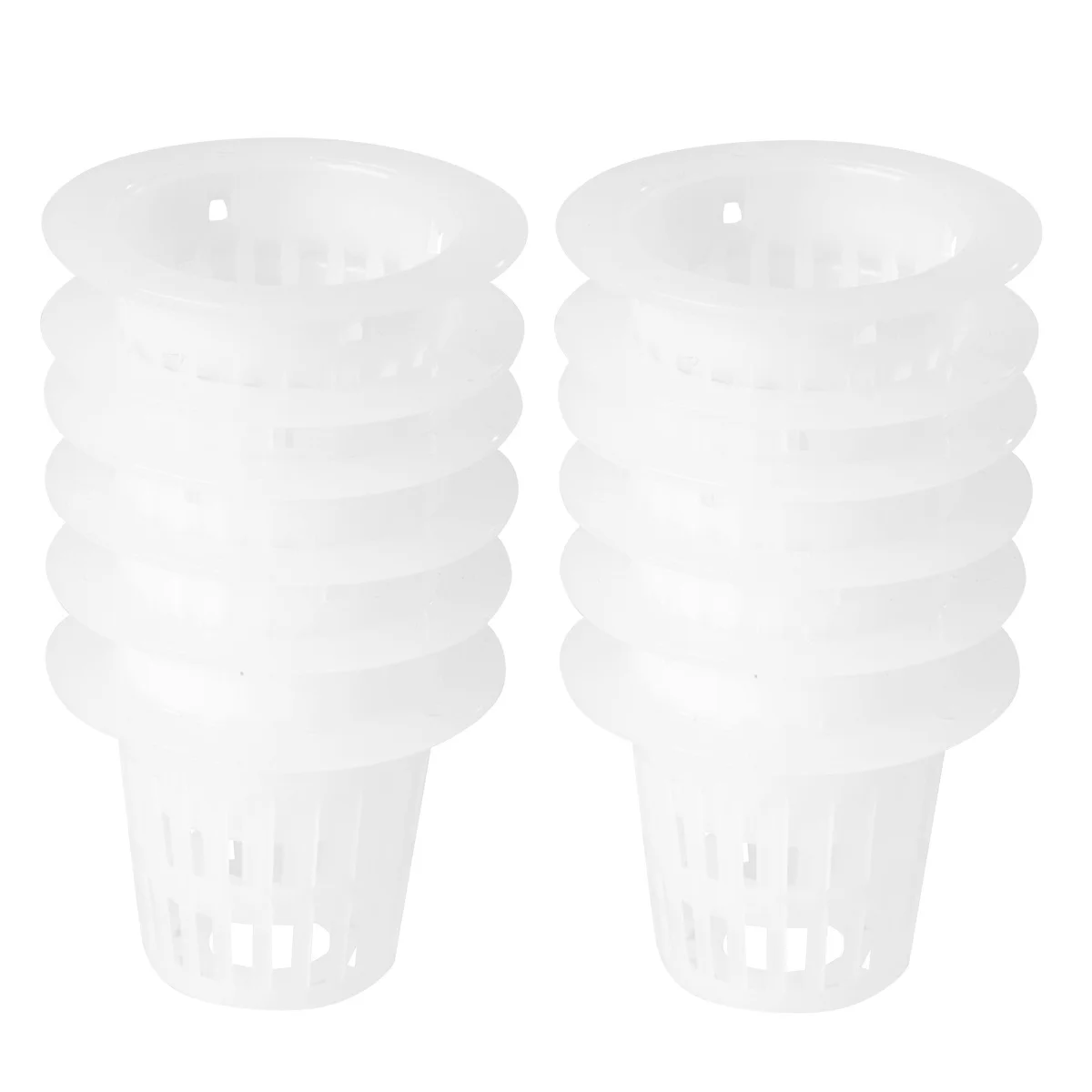 

50pcs 42Mm Net Cup For Hydroponics Aquaponics Orchids Durable Uv Resistant Soilless Culture Pots With Drainage Holes Root