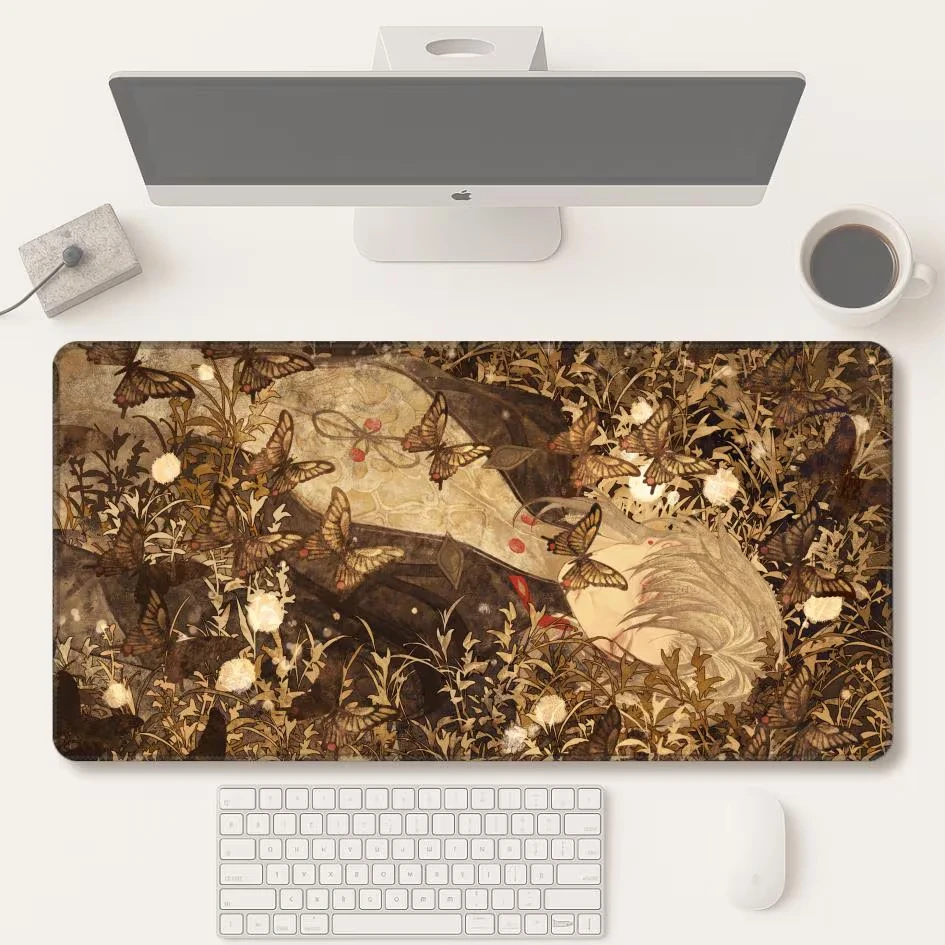 Honkai Star Rail Blade Desk Mat Desktop Decor Mouse Pad Pc Accessories Extended Gaming Desk Mats Keyboard Pad Large Mousepad