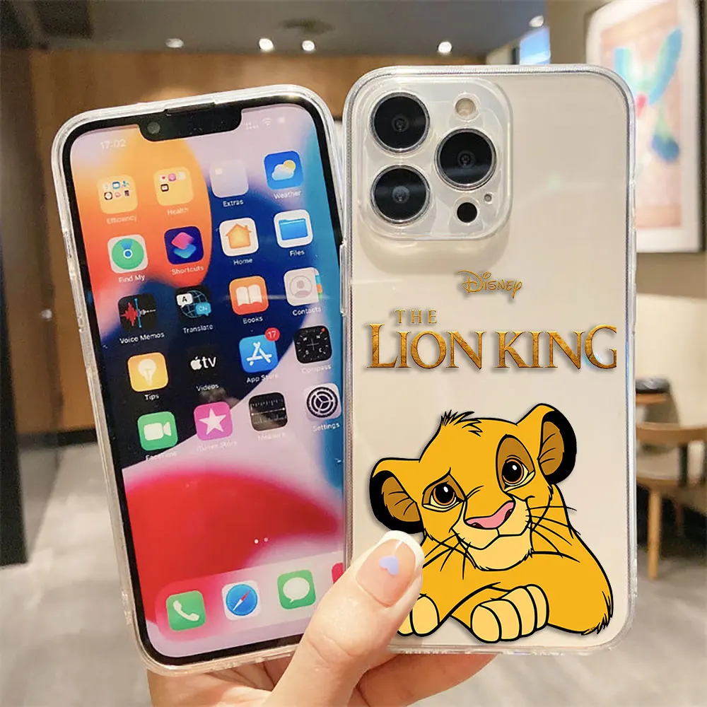 

The Lion King Simba Nala Custom Photo Phone Case For Redmi Note 14 13 12 12S 11 11T 11S 10 9 10S 9S 9T 8 Pro Max Plus Clear Case