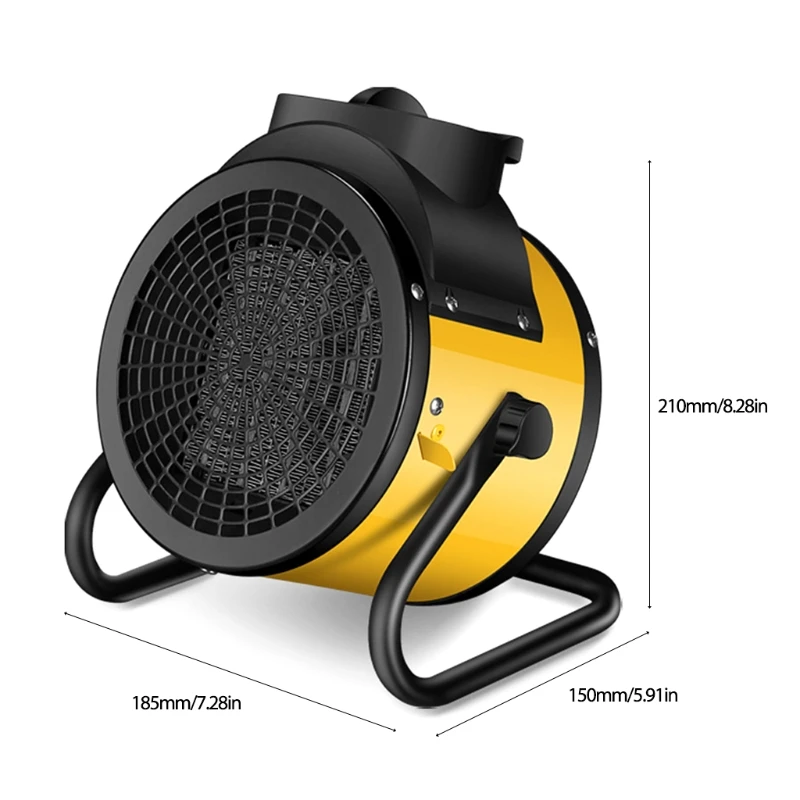 220V Heater Portable Desktop Fan Heater Tube Heating Home