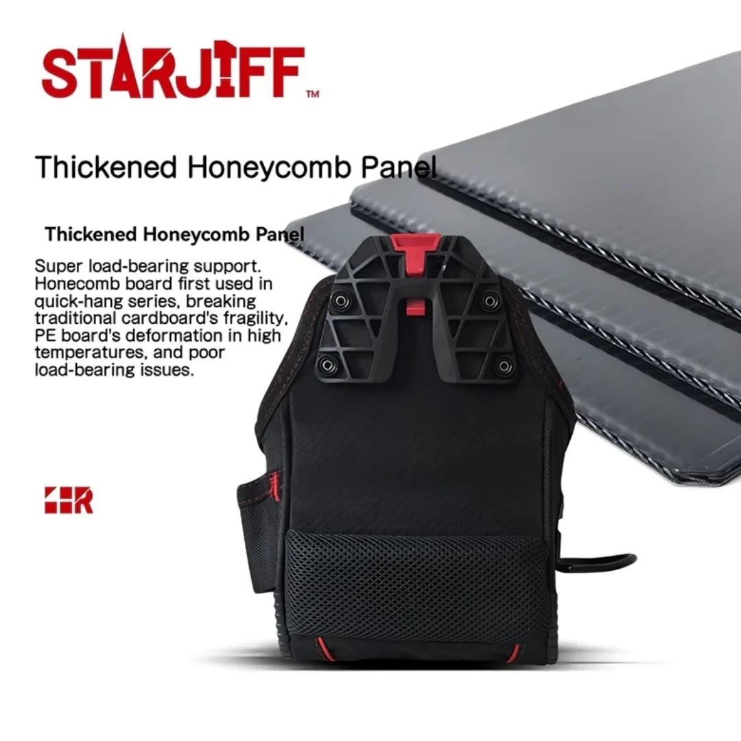 STARJIFF HC2530 Woodworking Professional Tool Waist Bag 1680D Oxford Cloth Quick Hanging Stiff Repair Bag
