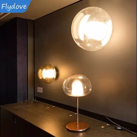 심플 스모크 그레이 유리 블랙 다리미 플로어 램프, LED 조명, 거실 침실 장식, 데스크탑 스탠딩 디자이너 유리 책상 조명