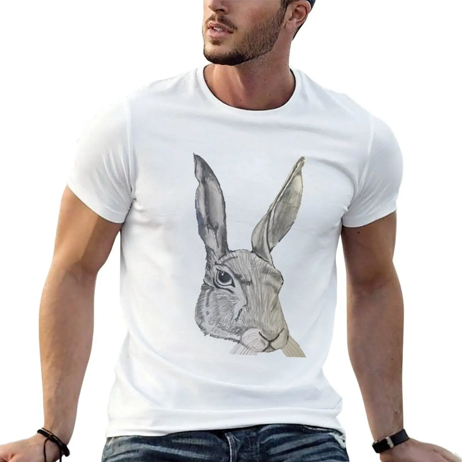 

Hare Face T-Shirt t shirts for man graphic tees man t shirt summer t shirts for man graphic funny T-shirt