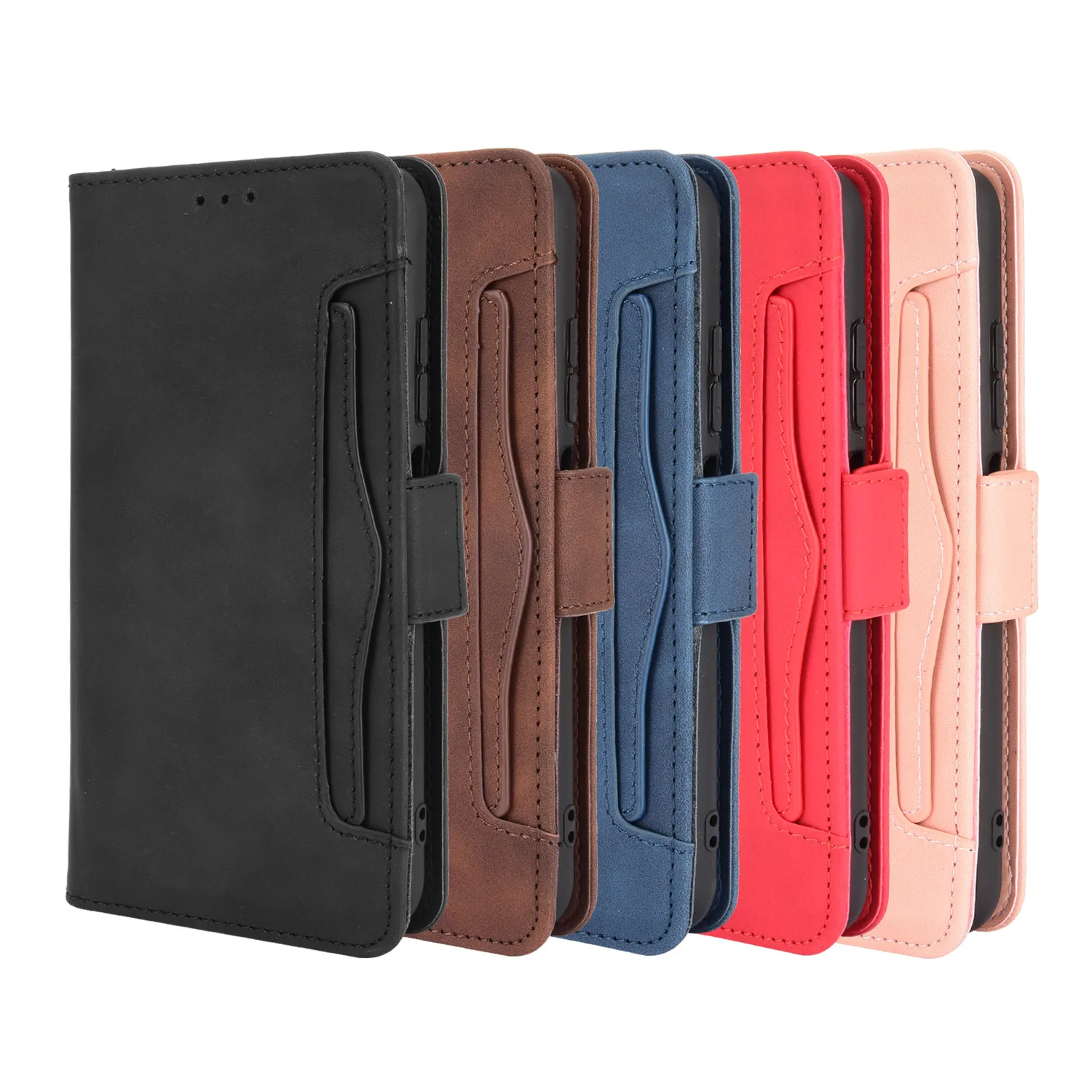 Funda de cuero con tapa para Xiaomi Redmi Note 10, 5G, M2103K19G, M2103K19C, tipo separado, muchas ranuras para tarjetas, cartera, funda de teléfono a prueba de golpes