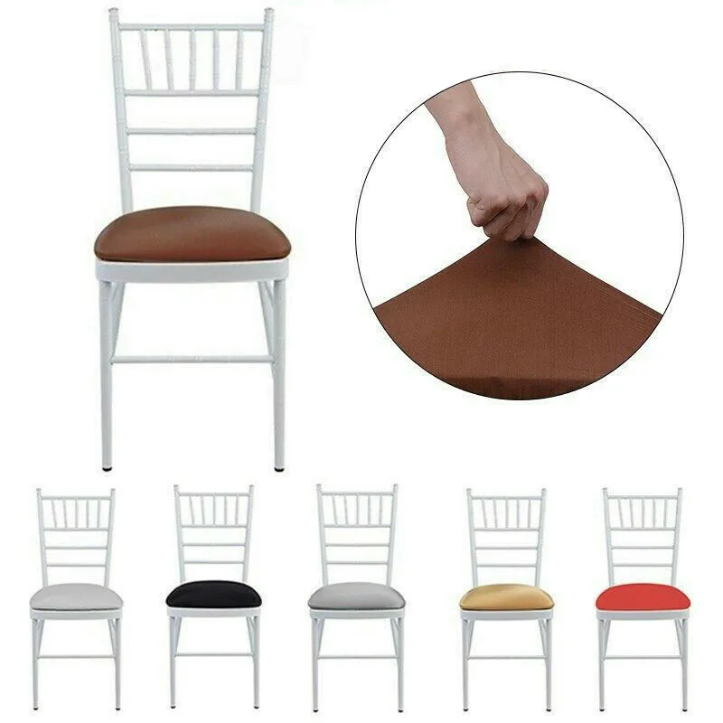 Round Stool Chair Cover Waterproof Pump Chair Protector Bar Salon Small Round Seat Cushion Sleeve Dust Cloth Home Textile