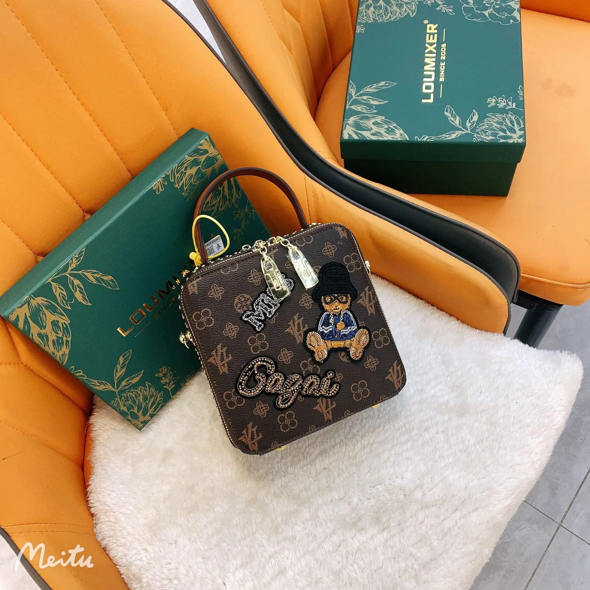 

Elegant Leather Tote Bag For Women Luxury Brand Handbags Famous Designer Crossbody Bag Classic Popular Shoulder Bag