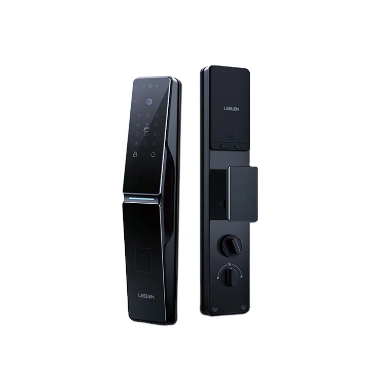 ZJZ LEELEN Cerradura Cerradura de puerta con cerrojo de seguridad Digital Cerradura de puerta eléctrica cerradura de huella digital con reconocimiento facial 3d