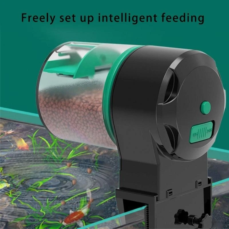 

Electronic Fishes Tanks Dispenser Programmable Schedule Dry Dispenser D2RD