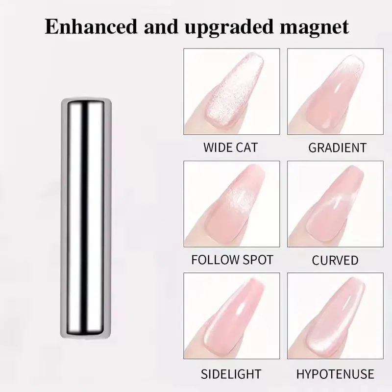 Penna magnetica rotonda per nail art Cat Eye Gel per smalto gel 3D Cat Eye Unghie Pittura Forte magnete Stick Manicure Strumenti di design fai da te
