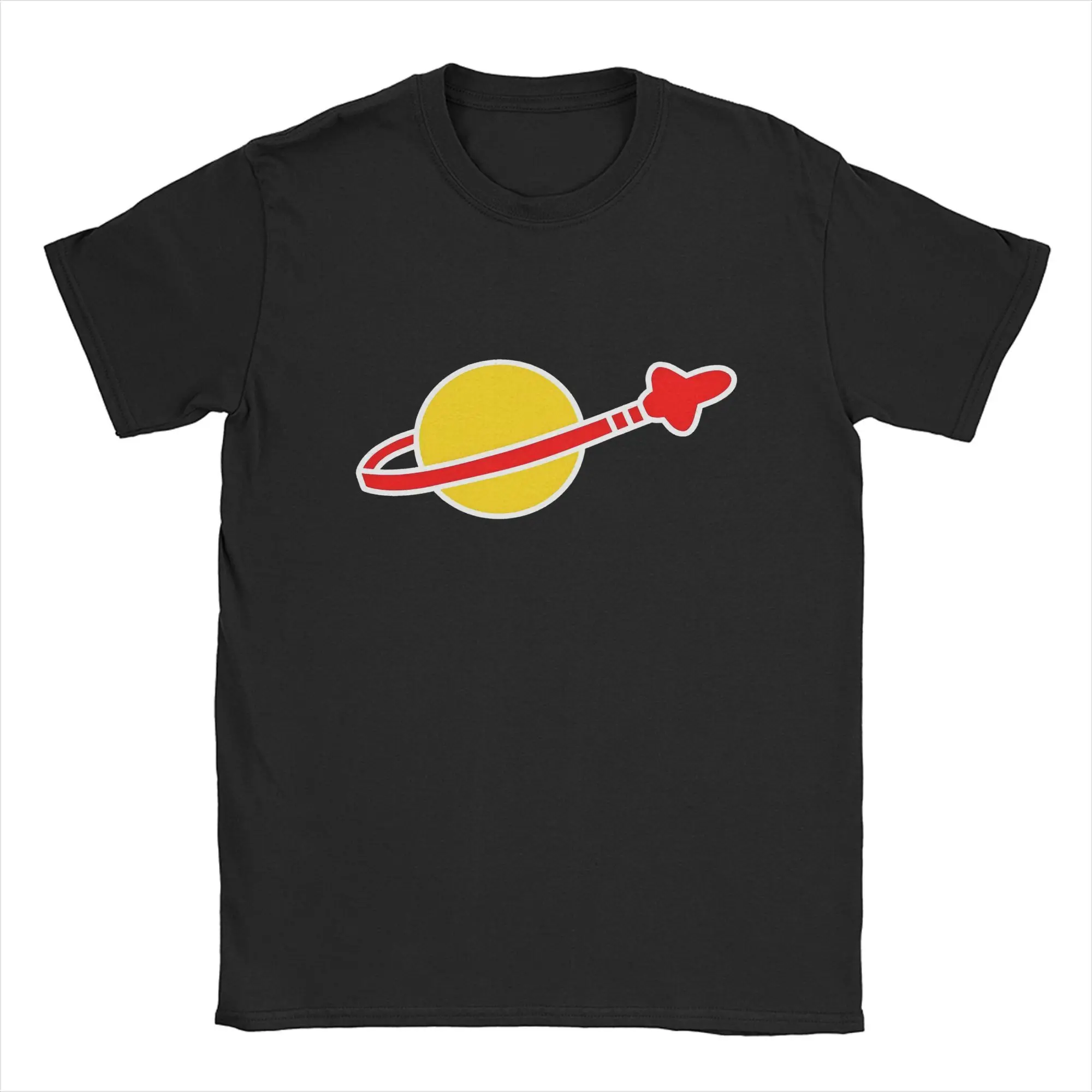 Hipster Benny Spaceman Logo Vintage Lego space T-Shirts Men Crewneck Pure Cotton T Shirt  Short Sleeve Tees Plus Size Clothing