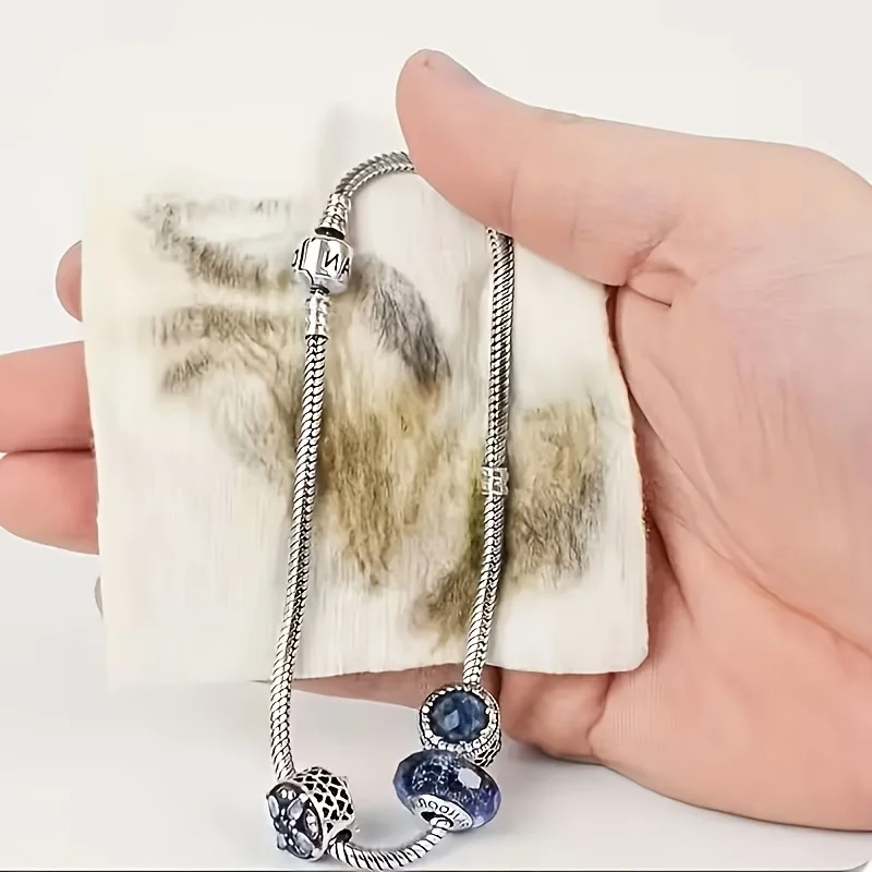 Polishing Cloth for Gold and Silver Jewelry Care, Suitable for Cleaning Jewelry, Rings, Bracelets, and Cleaning Polishing Cloth