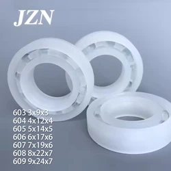 5/10/50Pcs PP plastic bearing 603 604 605 606 607 608 609 Corrosion resistant wear resistant insulation waterproof