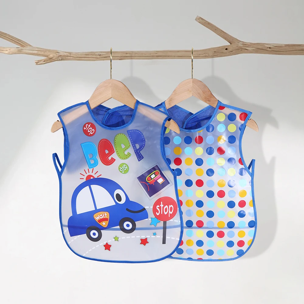 Baby Food Apron - Baberos impermeables para bebés, niños pequeños,