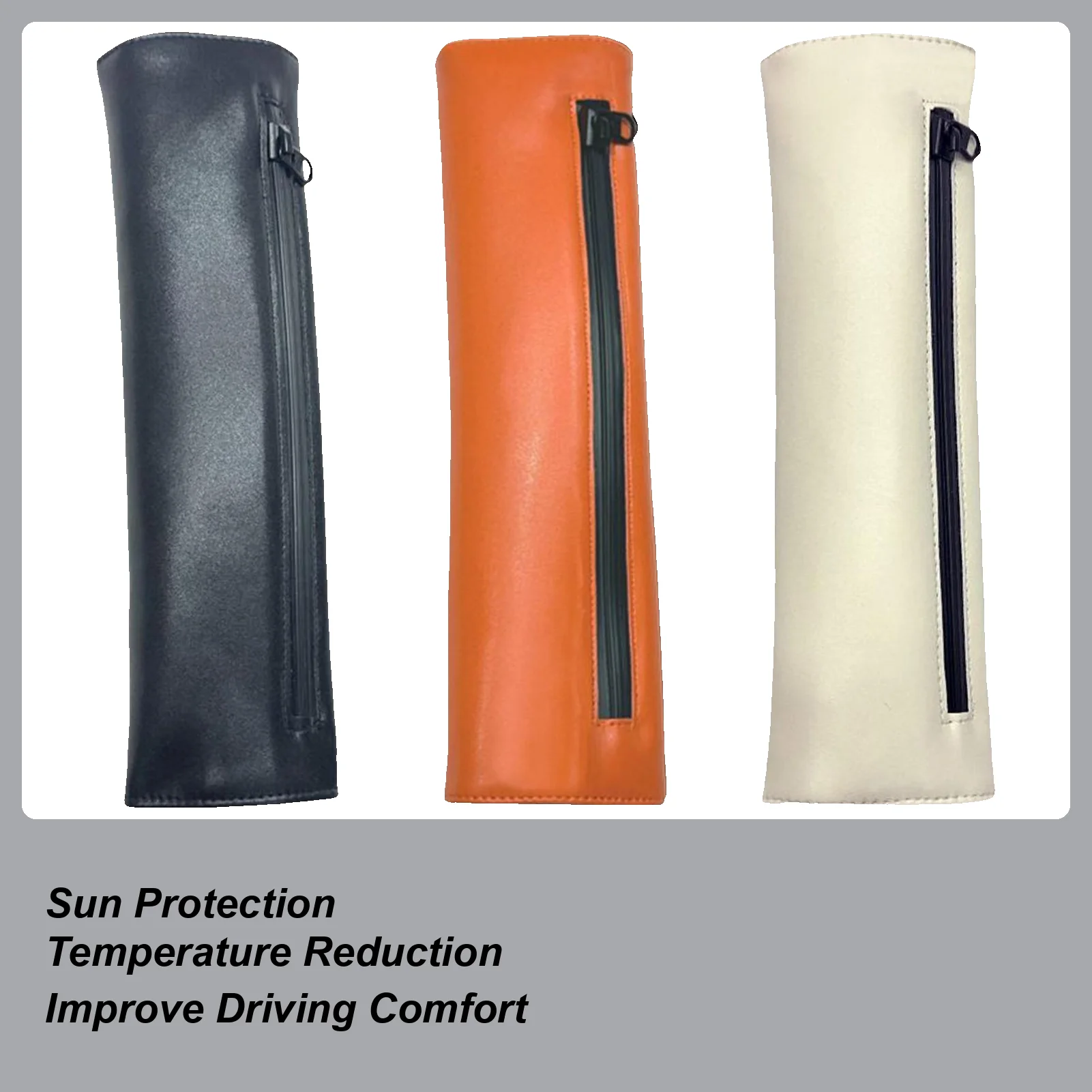 

Car Seat Shoulder Strap Pads Seat Belt Cushion With Leg Sunshade Shoulder Protector For Family Vacation Women Men City Driving