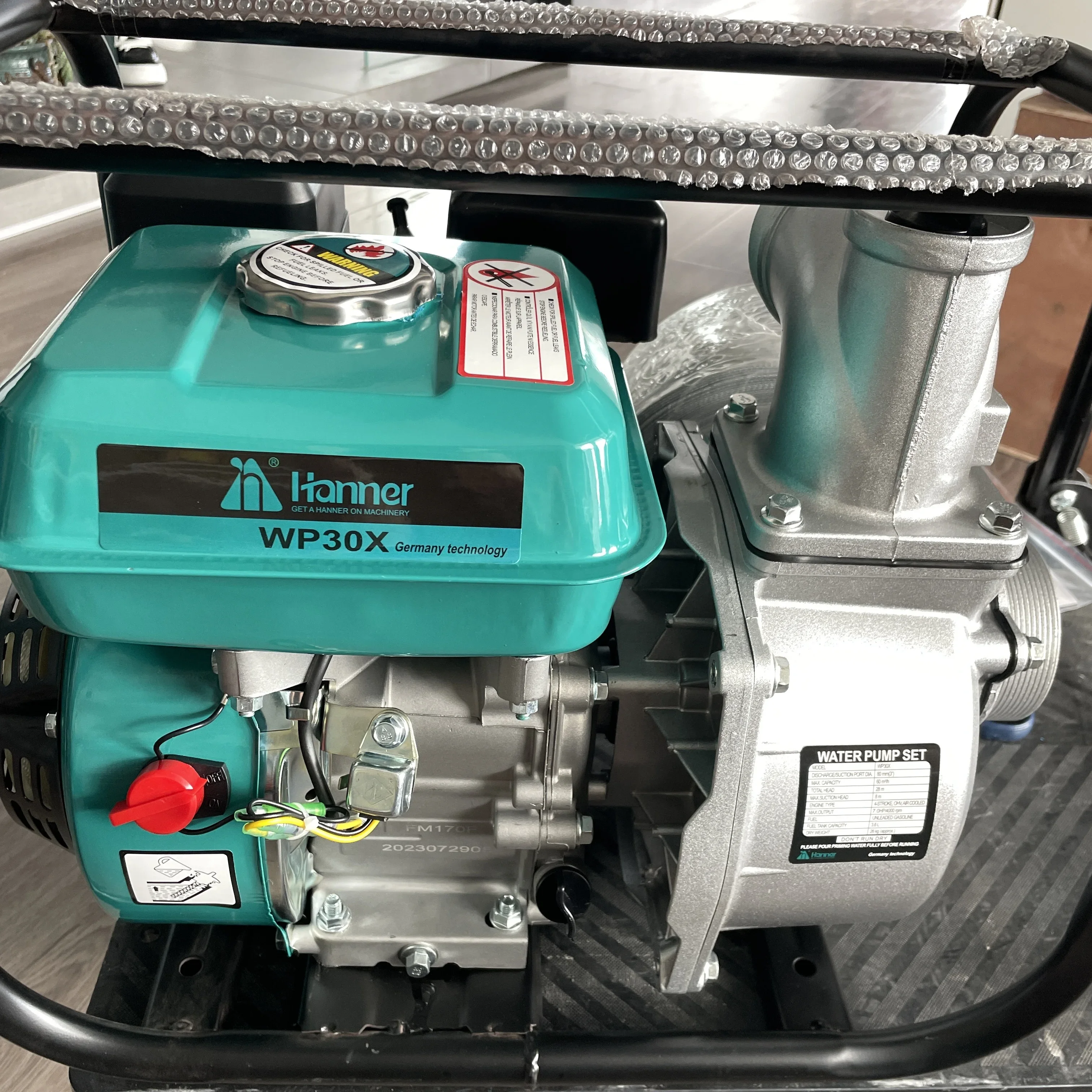 

-Agricultural irrigation high pressure WP30 3 inch gasoline power pump