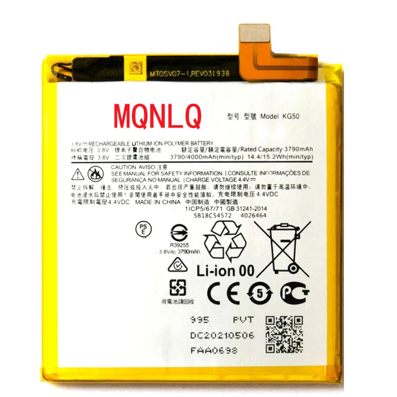 KG50 Battery For Motorola Moto One Hyper XT2027 XT2027-1 XT2027-2 XT2027-3 Batteries