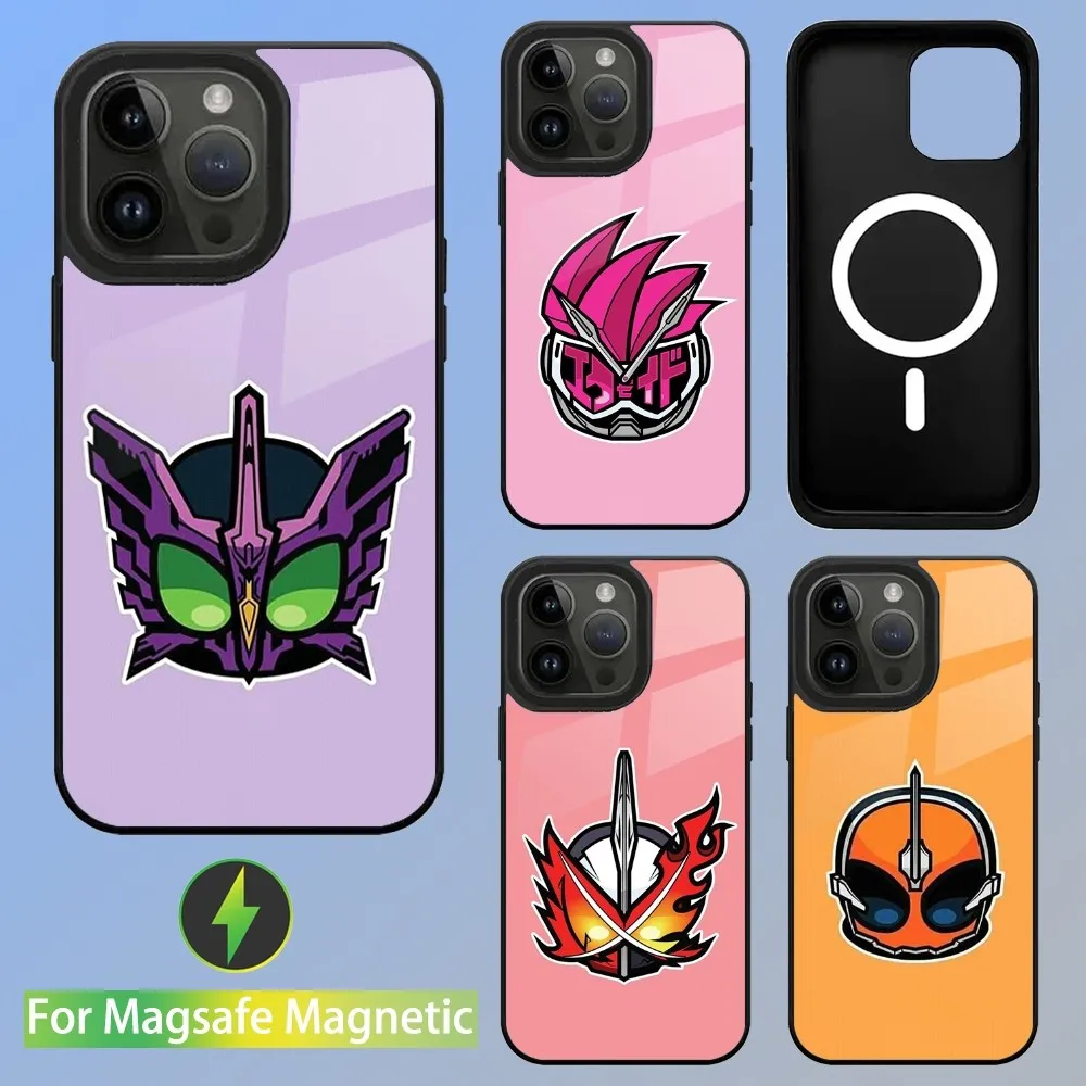 Anime K-Kamens Riders Phone Case For iPhone 15,14,13,12,11,Plus,Pro,Max Mini Magsafe Magnetic Wireless Charging