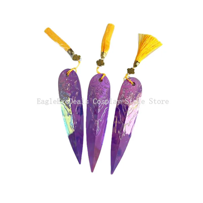 Anime filme cosplay adereços armas multicolorido 3d impresso dardo boomerang meninas alegria vara prop acessórios de fantasia de halloween