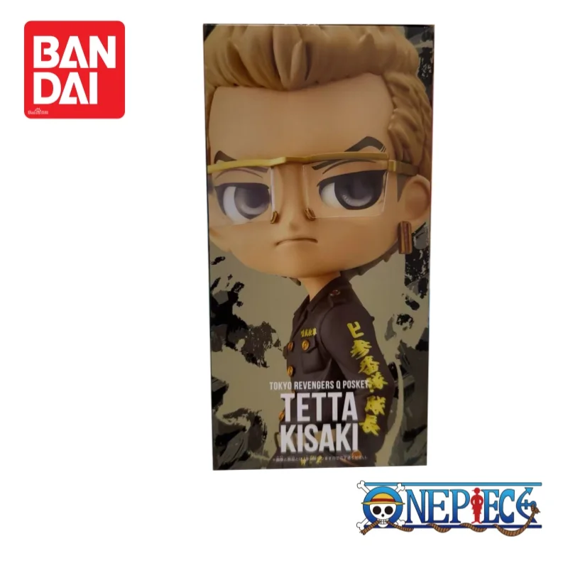 Nuevo Caja Original en Stock Original Bandai Tokyo Revengers Qposket figura de acción Tetta Kisaki estatuilla adornos 100% genuino