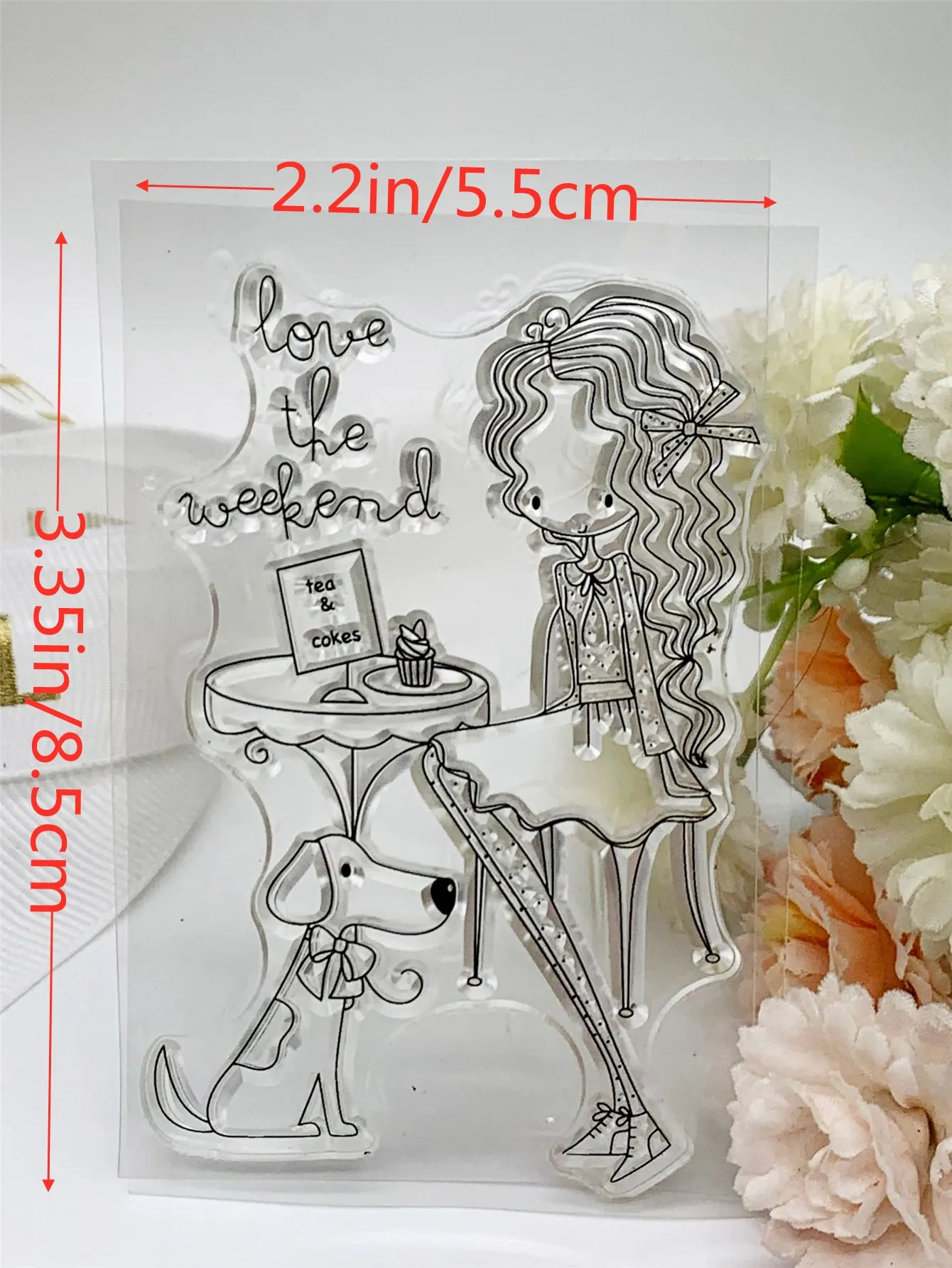 Transparent Clear Rubber Stamp Sheet Cling, DIY Scrapbooking, Cute Pattern, Photo Album, Paper Card Decor