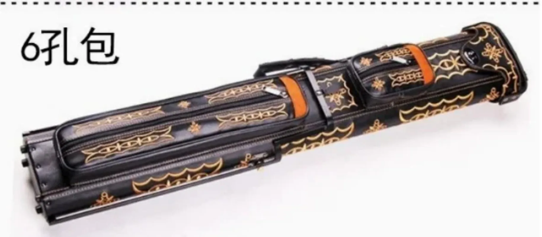 

【Popular】High Quality Slap-up Design 3B5S 8 Holes Billiard Pool Snooker Cue Stick Carry Case Cue Bag
