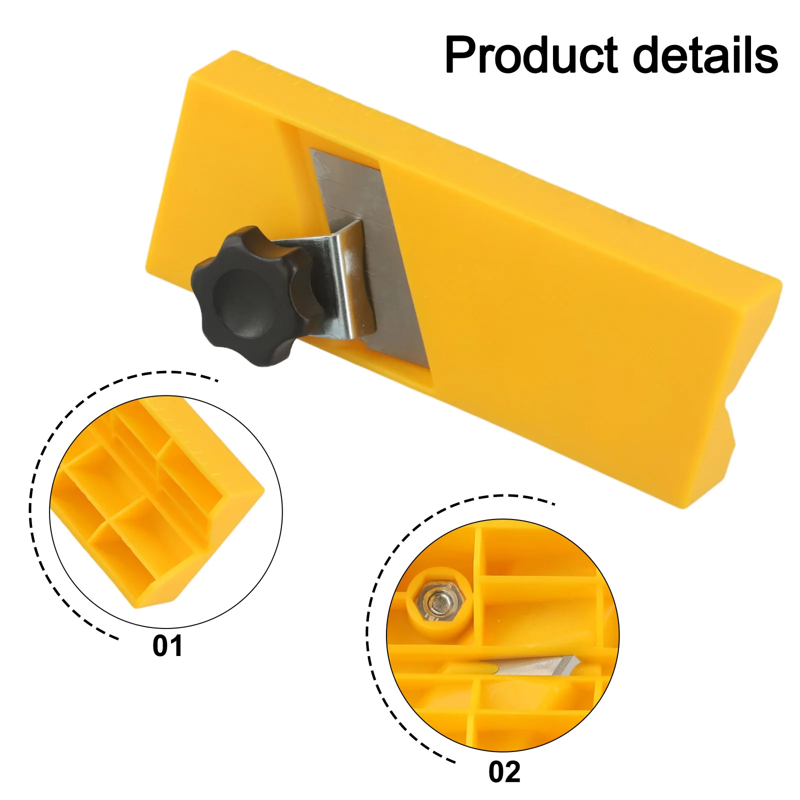 휴대용 목재 대패 147x54MM 45도 모서리 가공 도구 이중 슬롯 단일 슬롯 트리머 147*54MM SK5 블레이드 새 제품